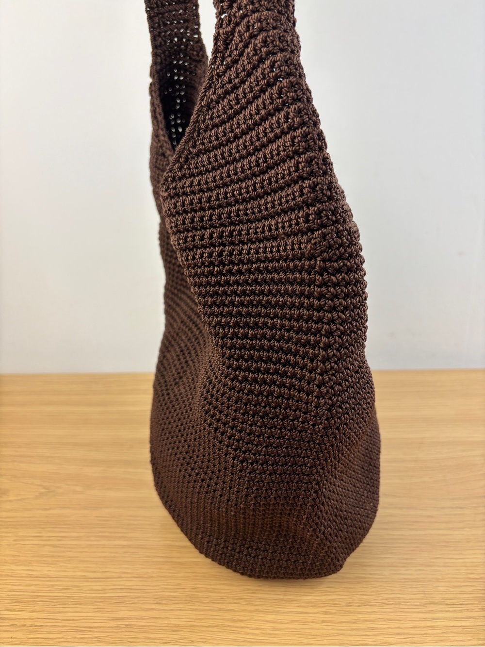 The Sak 120 Crochet Hobo Bucket Bag in Dark Brown LIKE NEW! - Picture 5 of 11